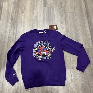 Mitchell & Ness Toronto Raptors Basketball Crewneck Sweatshirt Men's Size M NBA